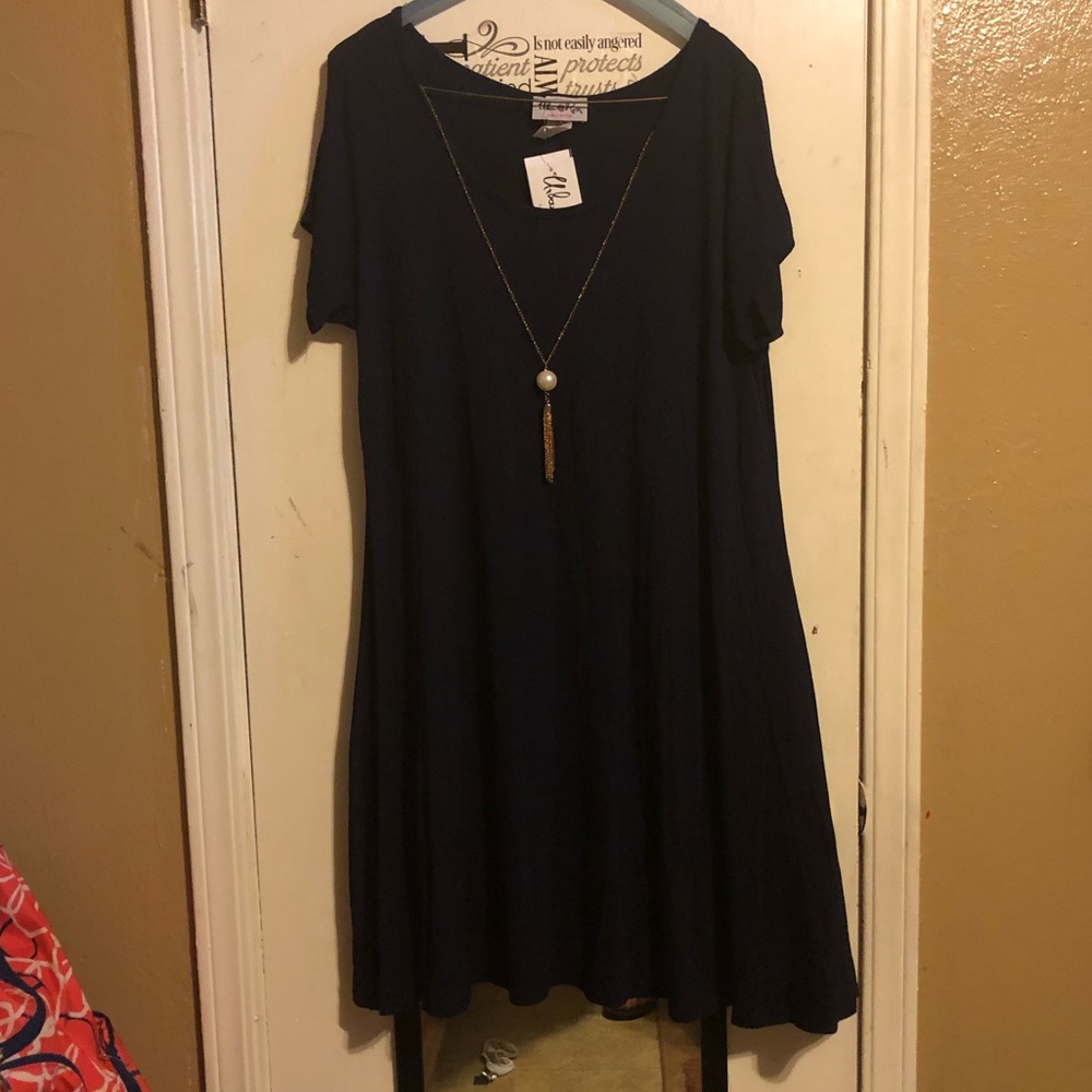 Navy dress